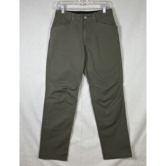 Y2K ARCTERYX Equipment Pants Size Canvas 100% Cotton 28x32 Zip Back Pockets RARE - Picture 1 of 15